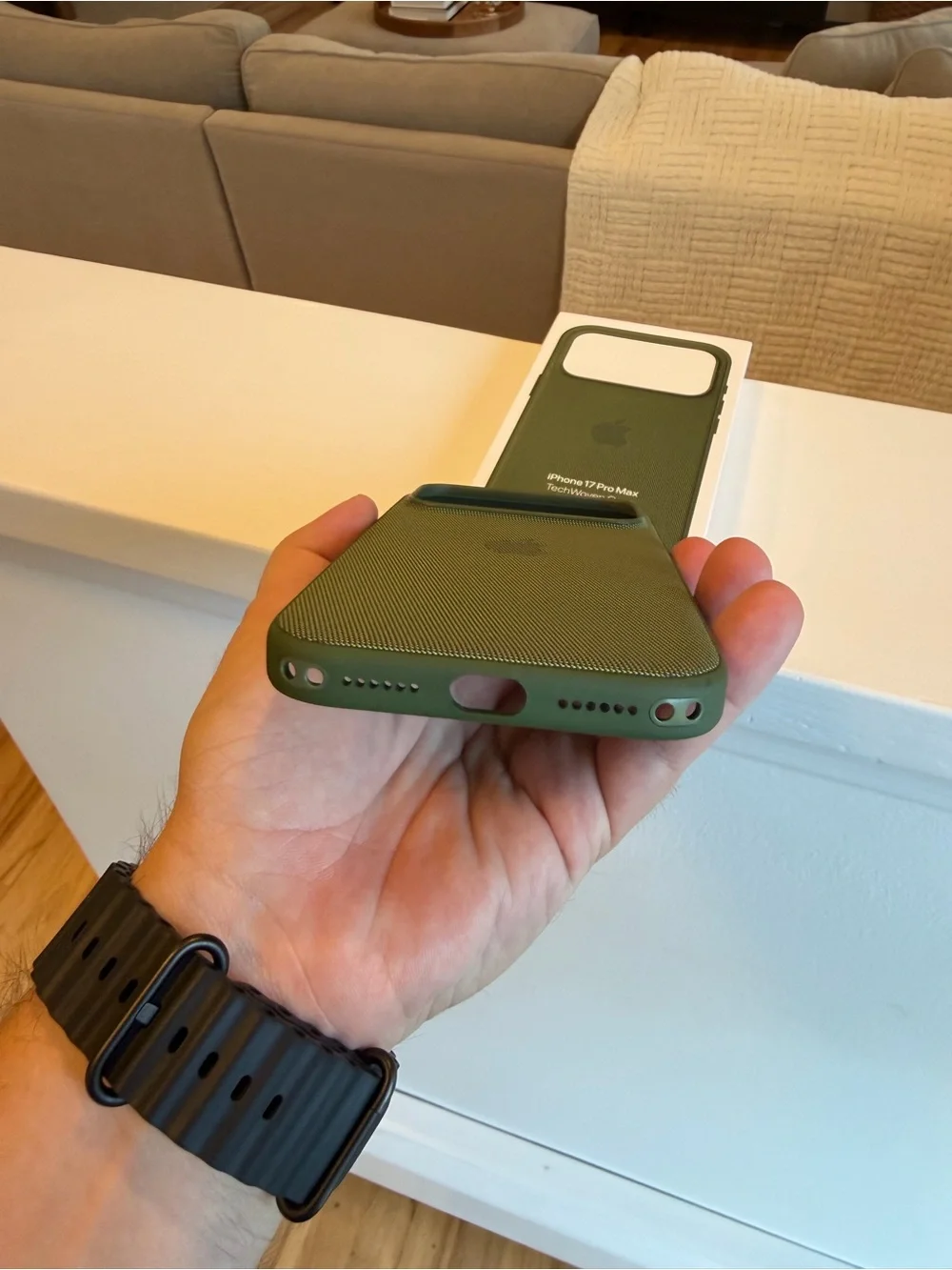 Apple TechWoven Case for iPhone 17 Pro Max - Forest Green